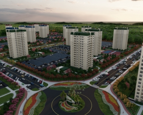 inovação, sustentabilidade e alta tecnologia em bairro modelo.